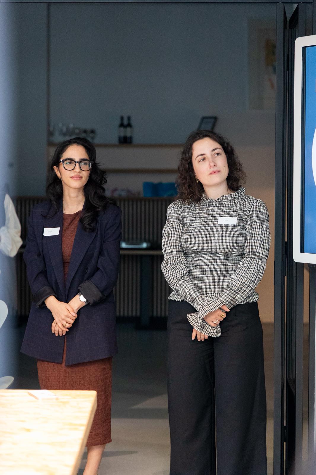 Roots Connect event atmosphere: attendees listening together in a relaxed setting.